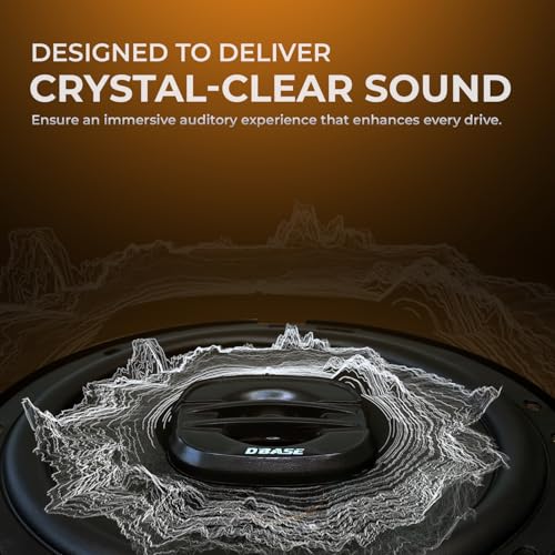 Image of DBASE 6-Inch Two-Way Coaxial Car Speakers | High Bass & Crystal-Clear Sound | PP Injection Cone & Treated Rubber Edge | Universal Fit for Cars, SUVs & Trucks | Easy Installation