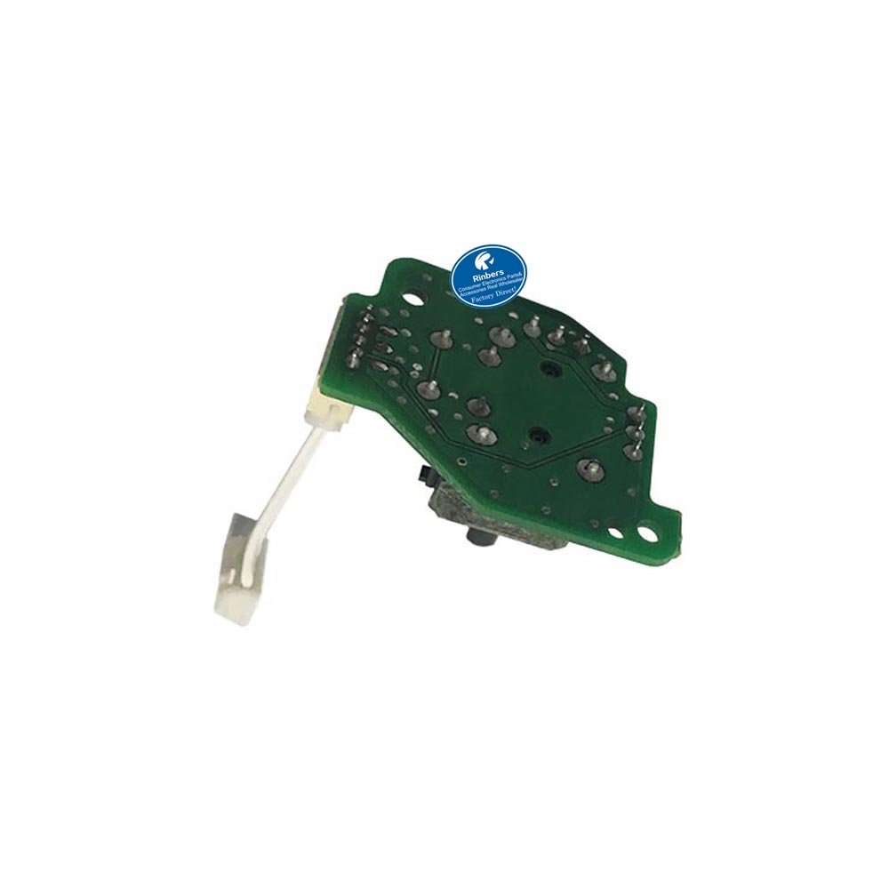 Rinbers® 1 paio di L/R sinistra/destra 3D Joystick analogico con circuito di alimentazione PCB e cavo flessibile di ricambio per Nintendo Wii U Gamepad Controller