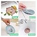 1PCS Catcher Durable Silicone Hair Stopper Shower Sink Strainer For Kitchen Bathroom Bathtub(1pcs Green)