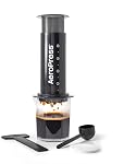 AeroPress Presse à café originale - Presse française tout-en-un, méthode manuelle de versement et d'expresso, infusion de 2 minutes pour moins d'amertume, plus de saveur, machine à café portable et compacte, voyage et camping