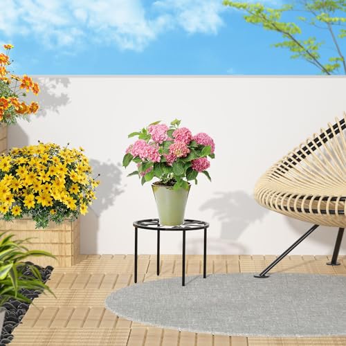 Bussdis PS-US-29-BK Plant Stand, 11.41In High Heavy Duty Potted Plant Holder thumb #6