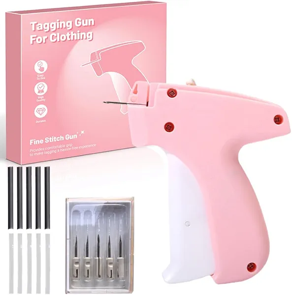 Stitch Gun for Clothes, Stitch Micro Tagging Gun 660 Pcs Fasteners