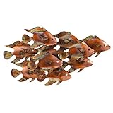 Cape Craftsmen Fish Outdoor Metal Wall Art - 25 x 3 x 14 Inches