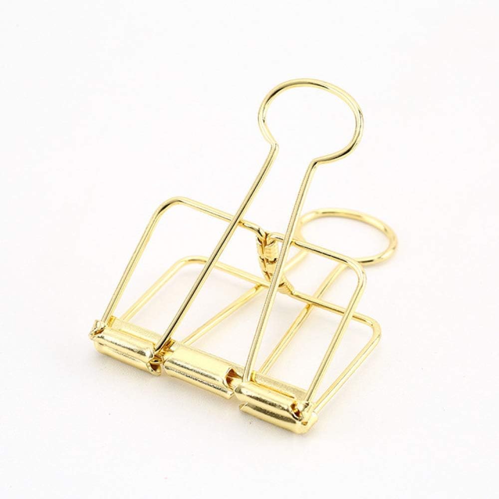Metallklammern, Binder-Clips, Foldback-Clip, Foldback-Binder, Büroklammern, Scharnier for Fotos, Snacks, Taschen, Heimbürobedarf, 19/32 mm, vierfarbig, gemischt (Größe: 32 mm x 16 Stück) ( Size : 19mm
