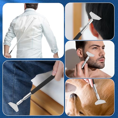 Snowyee Coçadores de costas para mulheres e homens, 3 peças, inclui kit de garra de urso e garra de
