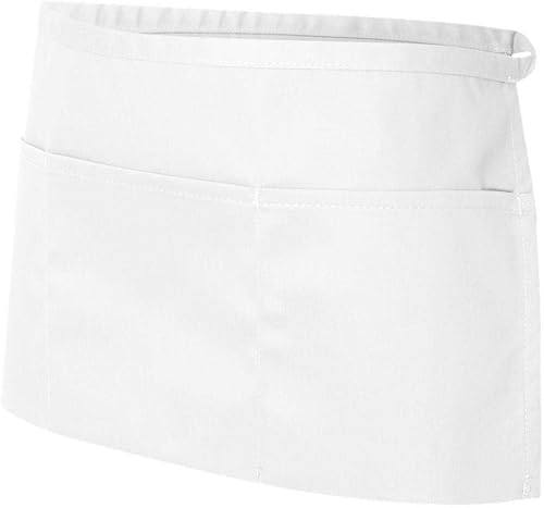 Liberty Bags Delantal de cintura 5501 - Talla única - Blanco, Blanco