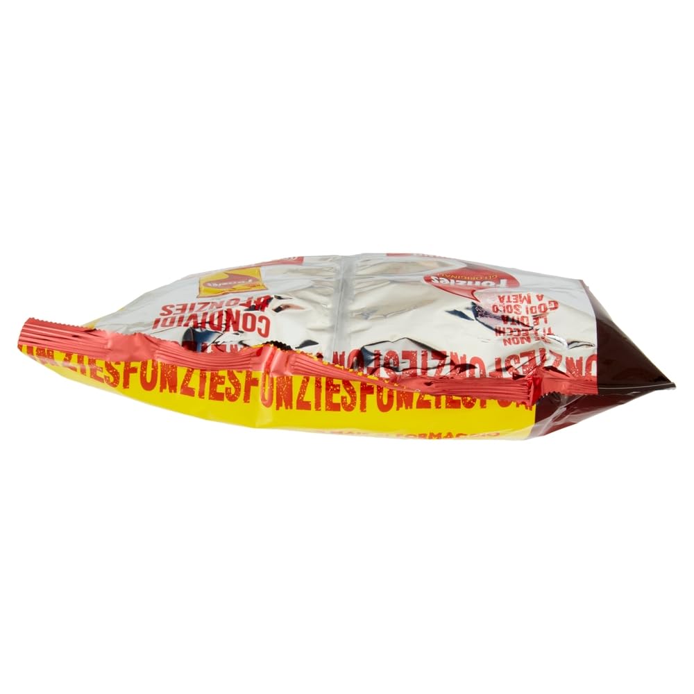Fonzies Der originale, Original knusprige Mais-Snack mit Käse-Geschmack, Mais snack mit Käse Multipack – 9 Beutel, 16 x 212g + Beni Culinari Kostenloser Schlüsselanhänger