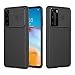Produktbild Hülle Kompatibel mit Huawei P40 Pro, [CamShield] Kameraschutz Case, Thin Fit Slide Handyhülle mit Anti-Rutsch Stoßfest Kratzfest PC Bumper Hybrid Modischen Schutzhülle für Huawei P40 Pro - Schwarz