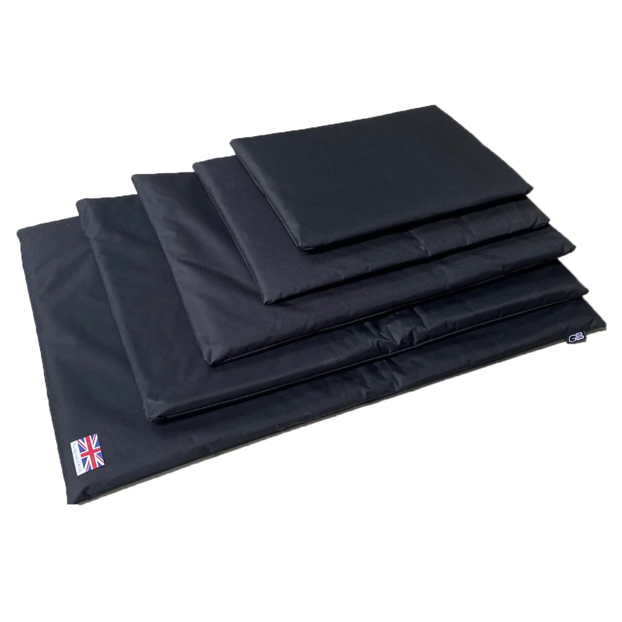 SoulPet Black Dog Bed For Cage & Crates Waterproof Hygienic Bedding Mat. XXLarge:122cm x 76cm x 5cm (48in x 30in x 2in)