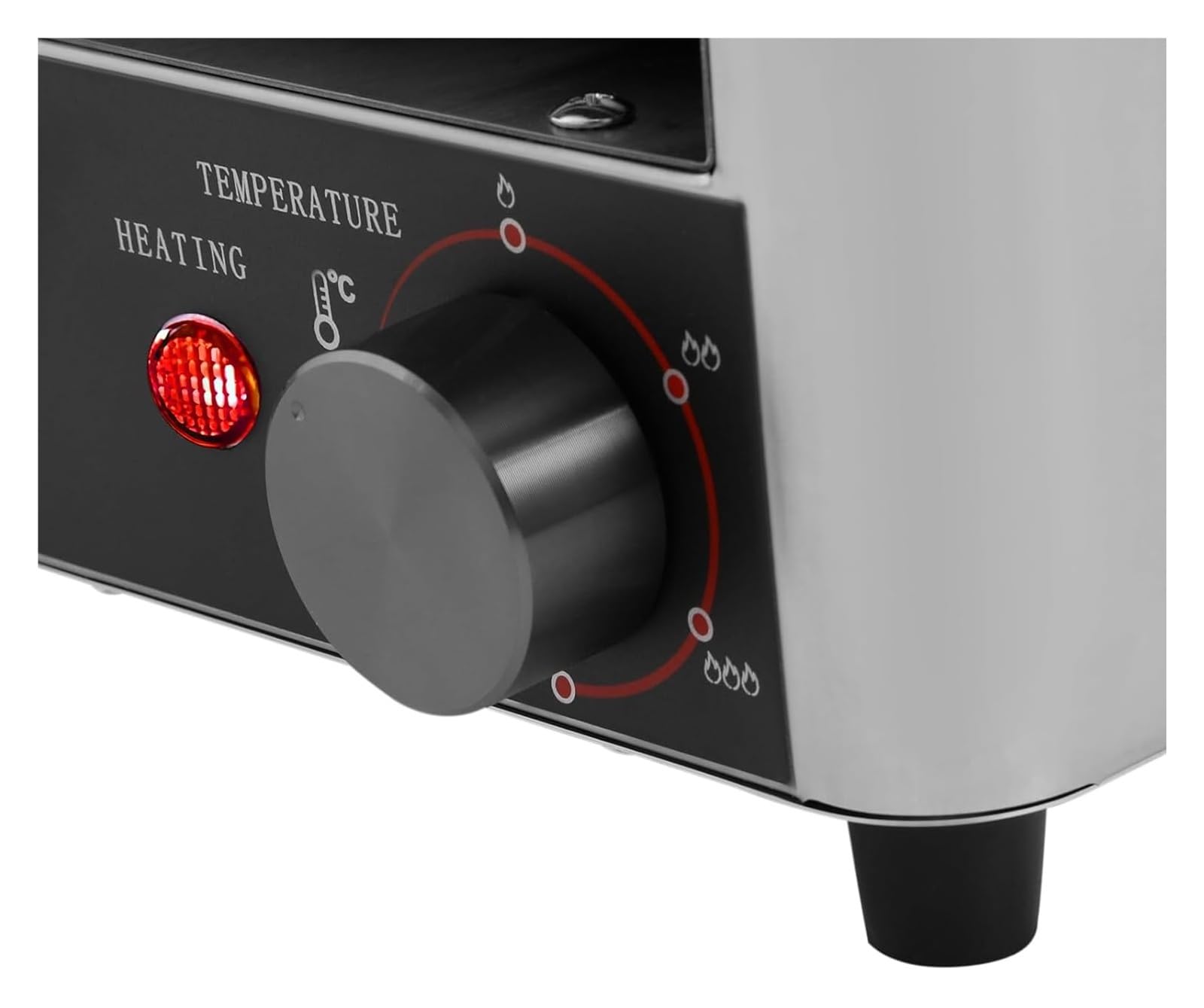 Parrilla de carne gourmet (1700 vatios), calidad de asador, parrilla infrarroja eléctrica para interiores, accesorios de acero inoxidable, parrillas eléctricas de cocina 4