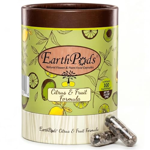 EarthPods® Organic Fruit Tree & Citrus Fertilizer Spikes...