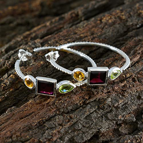 Multi boucle d'oreille en argent anti-allergie pour perçages multiples - 3