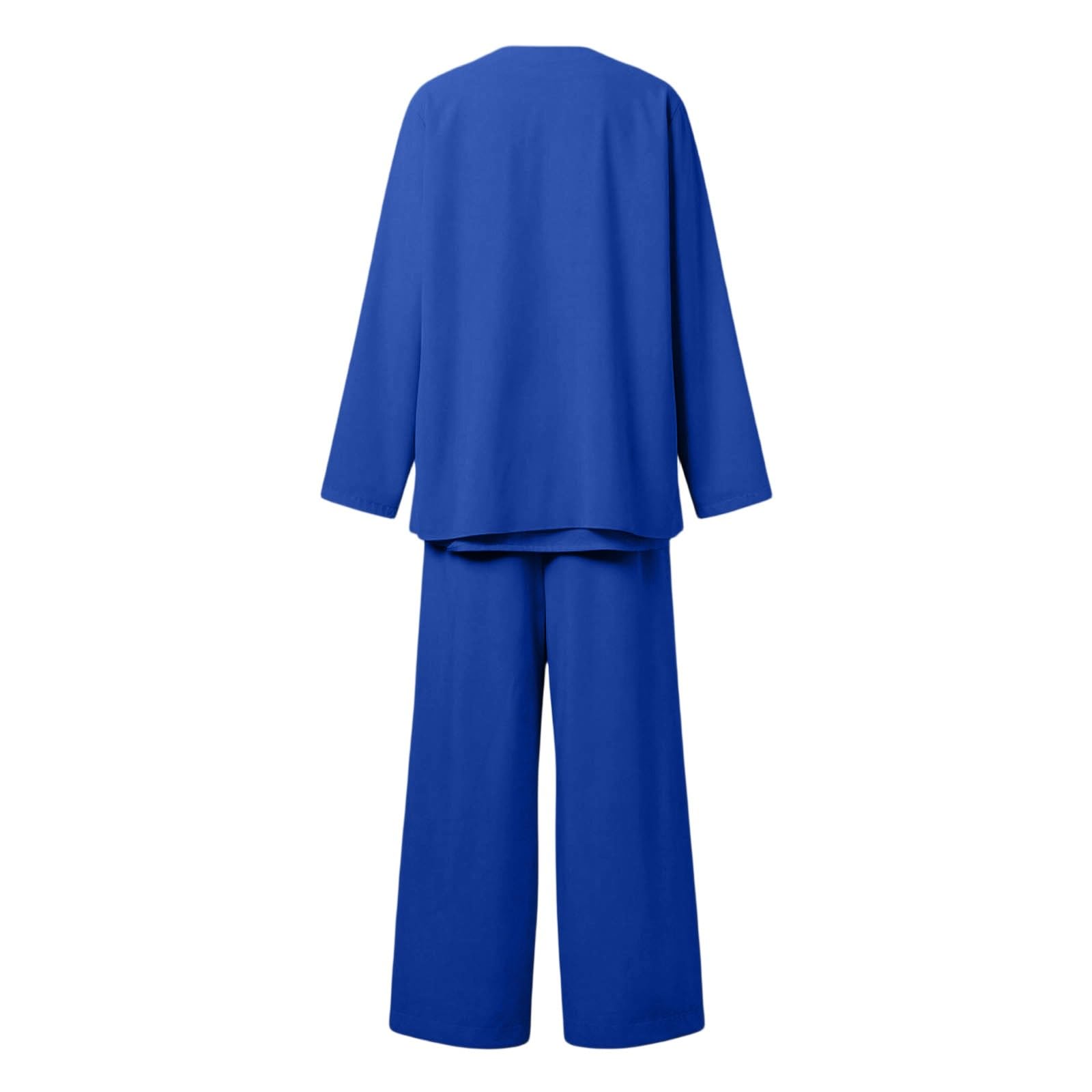 3 Pezzi da Donna Madre della Sposa Pantaloni Tuta Pizzo Madre della Sposa Abiti con Giacca Manica Lunga Abito da Sposa Elegante Abito da Sera Set Tinta Unita Trendy Tre Pezzi per Le Feste