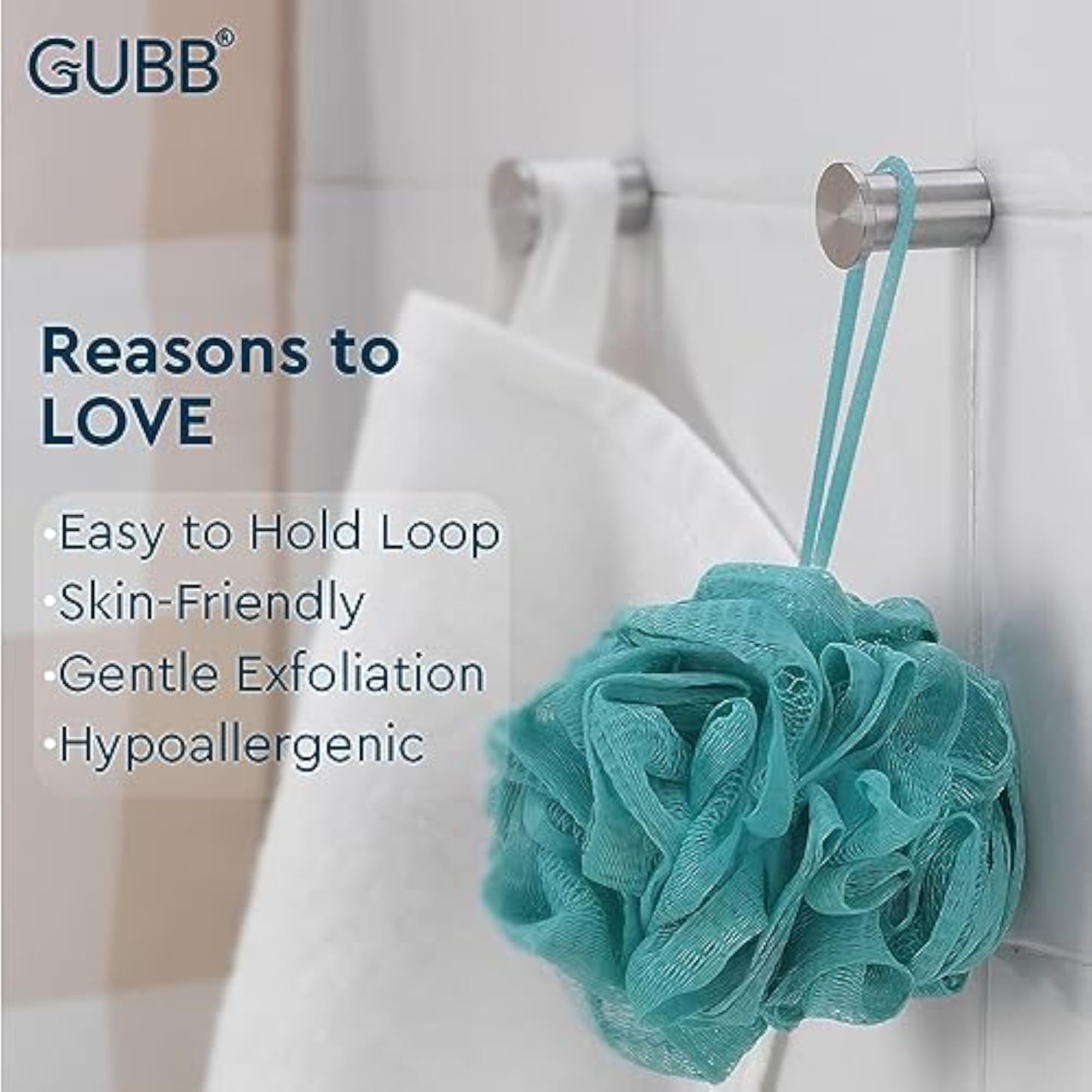 Lux Bath Sponge Loofah - Soft & Fluffy for Shower Time