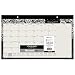 AT-A-GLANCE Desk Pad Calendar 2017, Monthly, Compact, 17-3/4 x 10-7/8", Lacey (D141-705)