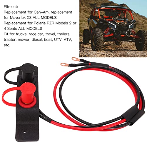 Kit de relocalisation de borne de batterie UTV avec câble de saut déporté - 2