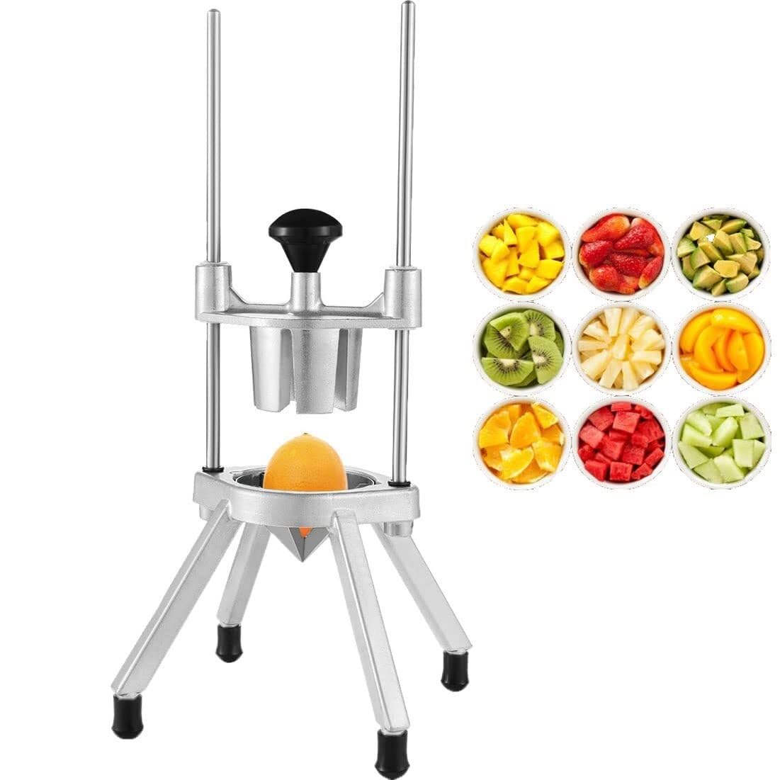 Zitronen- und Limettenkeilschneider - Perfektes Gemüse- und Obstschneider Werkzeug für Kartoffeln, Tomaten, Zwiebeln - Küchenschneider