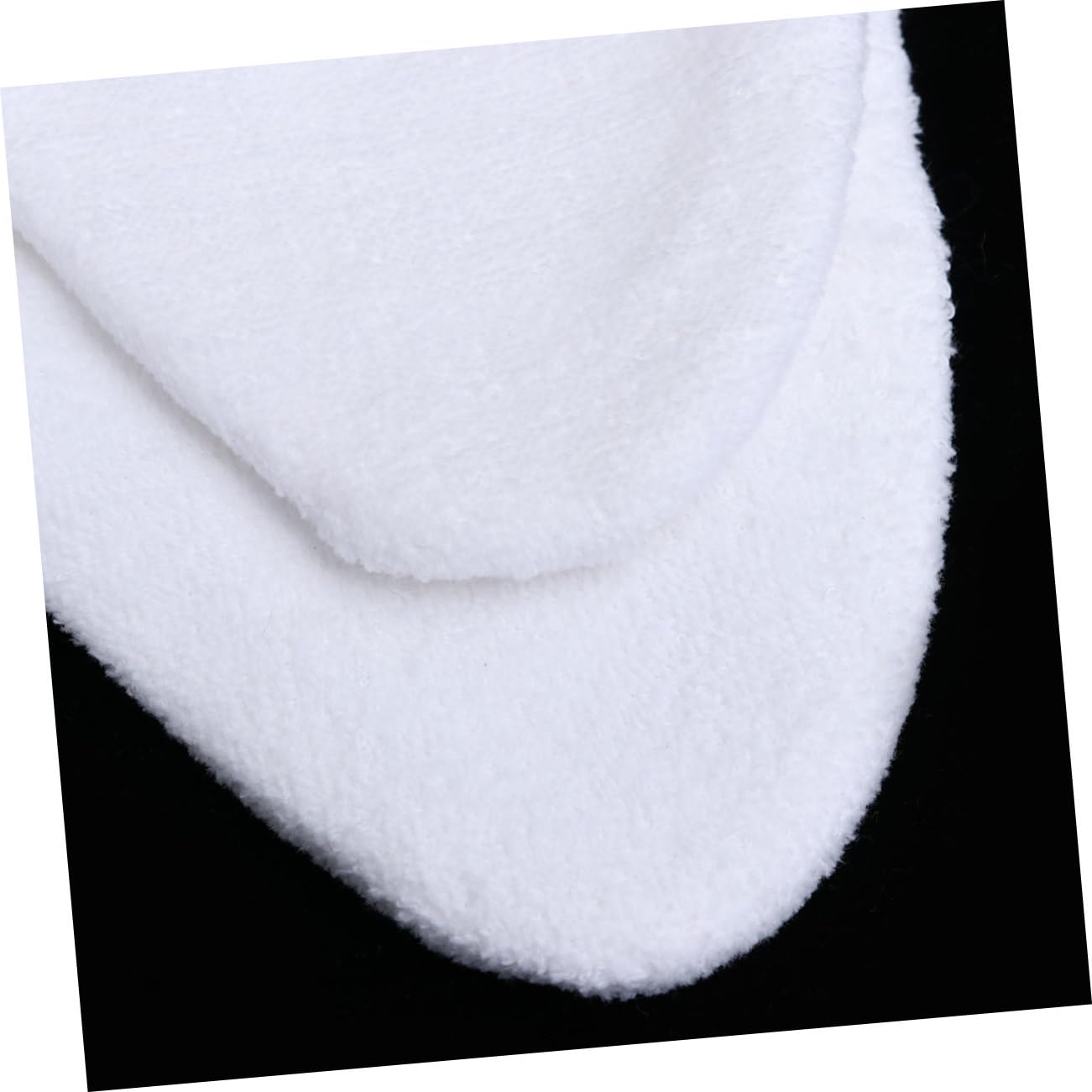 FRCOLOR 3pairs Moisturizing Wax Cover Foot Straps for Therapy White Insulated Cotton Booties for Use for Paraffin Wax Treatments