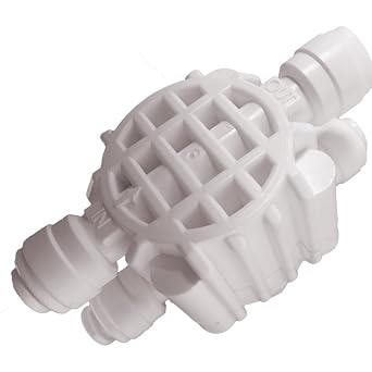 SpectraPure Push Fitting Auto Shut Off Valve 1/4 inch Tube