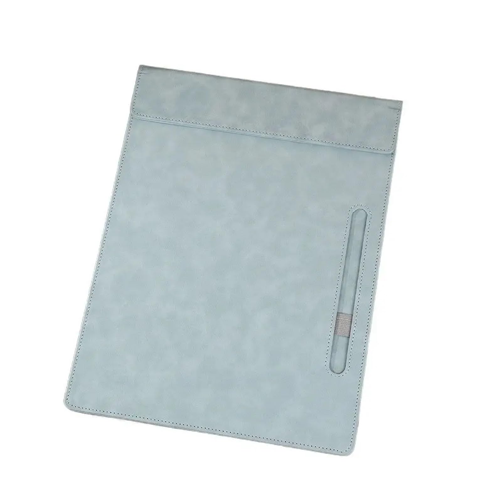 Folder schowka, zwinięty karton 2 szt. PU skórzany teczka magnetyczna A4 pisanie przenośna tablica do pisania uczniowie(Blu)