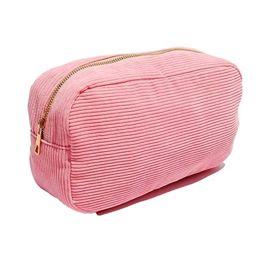 DDGURDH Toiletry Bags Cosmetic Bag Corduroy Personalized Makeup Pouches Bags