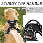 BARKBAY No Pull Dog Harness Front Clip Heavy Duty Reflective Easy Control Handle for Large Dog Walking(Black,L) - Image 3
