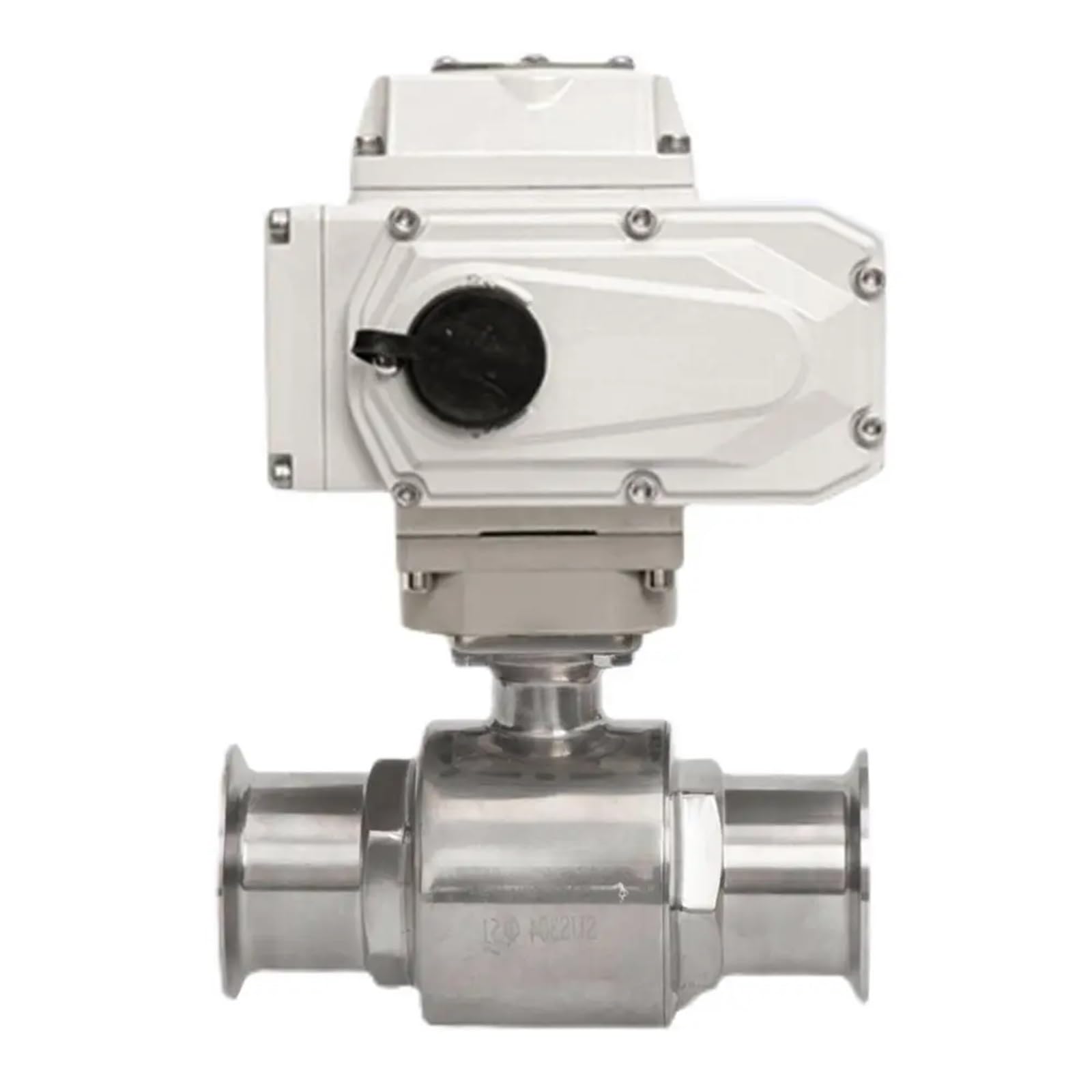 Valvola a Sfera elettrica Inox Sanitaria Attacco rapido Tipo clamp