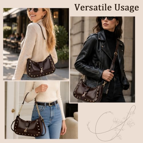 Image of PALAY Shoulder Bag for Woman Vintage Handbags Small Sling Bags for Women Stylish Underarm Hobo Bags