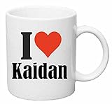 taza para café I Love Kaidan Cerámica Altura 9.5 cm diámetro de 8 cm de Blanco