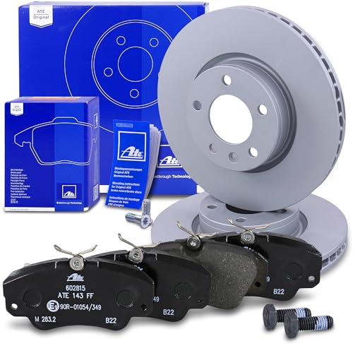 ATE Bremsenset Vorderachse inkl. Bremsscheiben vorne Ø 296 mm und Bremsbeläge