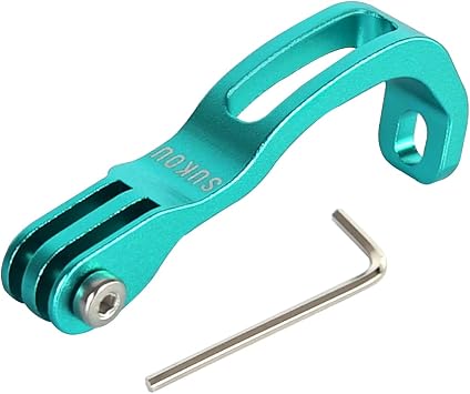 Bike Fork Mount Frontlight Bracket, Road Bicycle Headlight Holder Stand Bracket Cycling Part for Brompton Folding BikeTeal