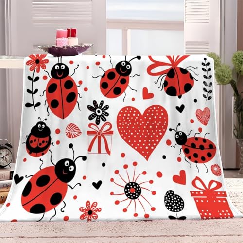 Manta de Franela 70 x 100 cm 3D Impresión Navidad, Regalo Microfibra Cobijas de Invierno Cálida Suave Manta Polar para Cama Sofá, Mantas para Niños y Adultos K1100