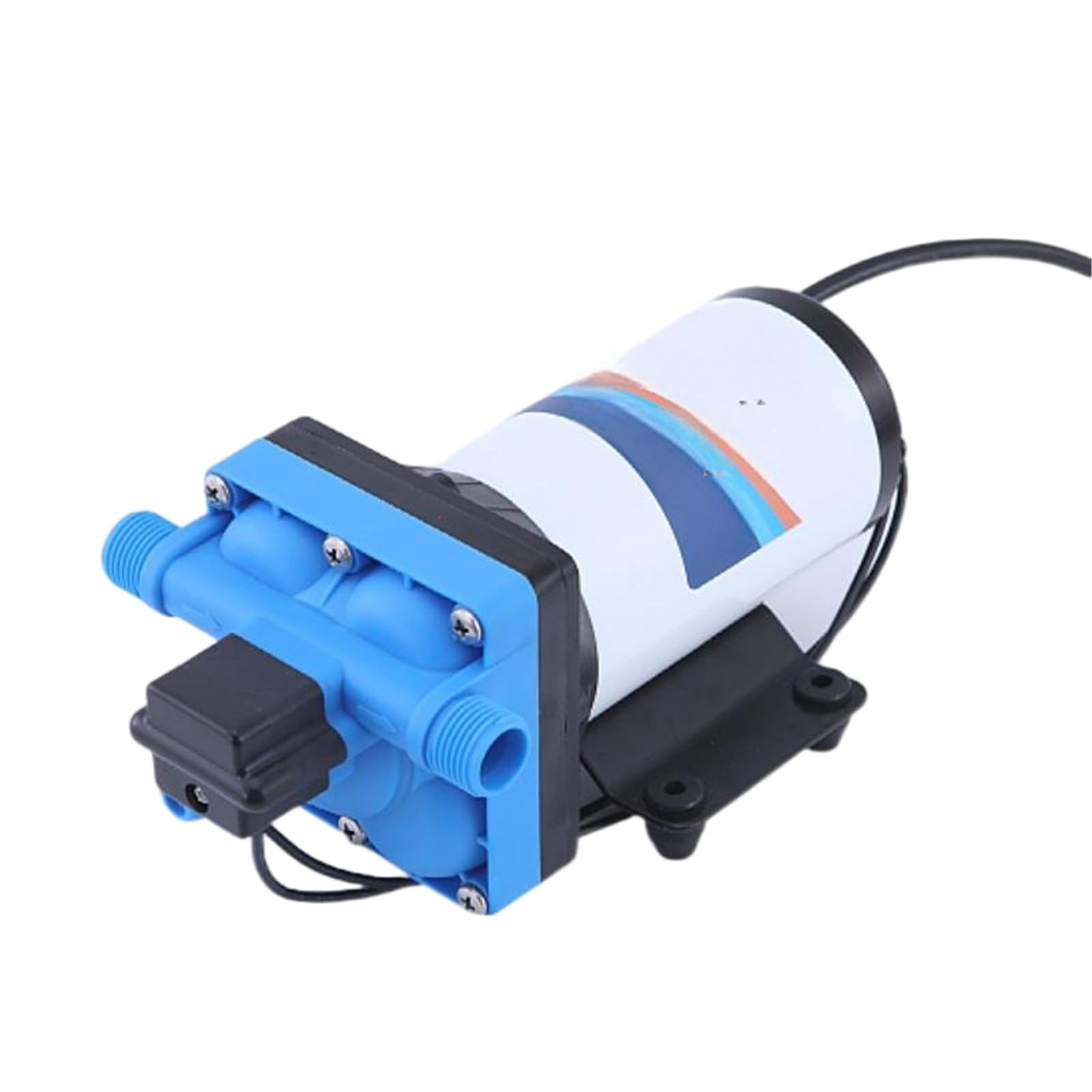 Pompa ad acqua autoadescante for spruzzatore da giardino con pompa elettrica a diaframma alto flusso 18,9 l/min per Petrolio, Diesel, Petrolio(110)