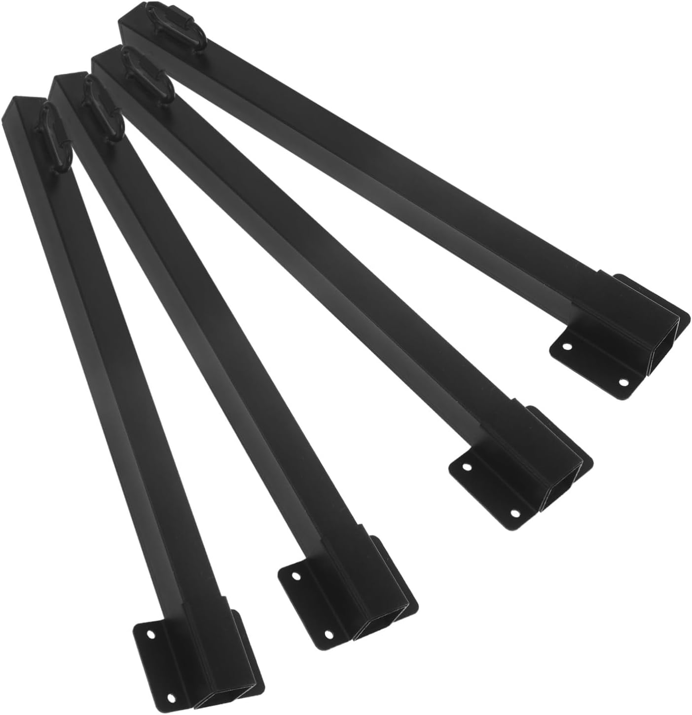 POPETPOP 4Pcs Outdoor String Light Poles Durable Support Rods for Hanging Lights Bird Feeders Easy Installation for Gardens Patios and Decks