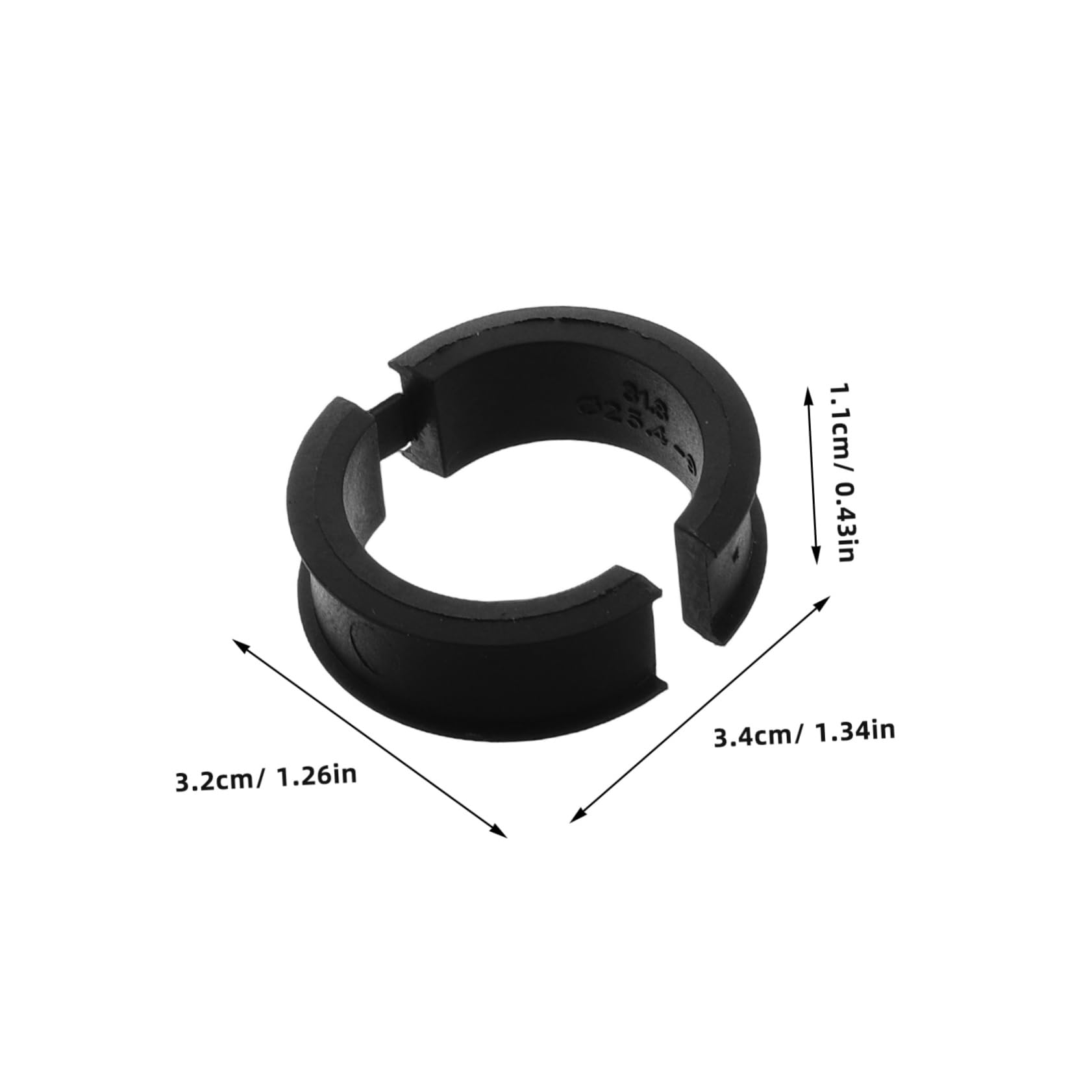VICASKY 5pcs Handlebar Gasket Spacer Silicone Handlebar Pads for Road Mountain Easy Installation Comfort Enhancement User-Friendly Design Hand Fatigue Relief