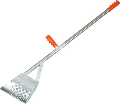 8" Hercules Stainless Water Scoop with Balance Handle