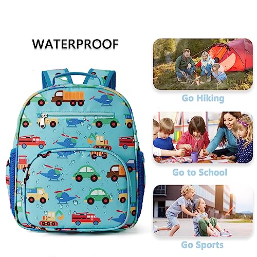 Telena Kids Backpack for Boys Girls, Cute Water Resistant Toddler Preschool Bag with Adjustable Padded Straps, Blue Unicorn2