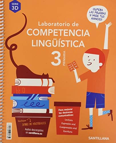 Portada de Laboratorio de Competencia Lingüística 3º Primaria Serie 3D
