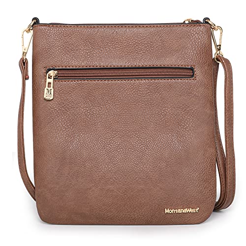Montana West Crossbody Bags For Women Small Brown Cross Body Lightweight Travel Side Purse Shoulder Purses With Adjustable Strap Mwc-042Br #TOP3