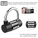 YoungRich Combination Lock 5 Digit Combination Lock Master Padlock Set Safe Waterproof Resettable for Outdoor Box Locker Bike Cabinets Gate Luggage Gym School Office Home Suitcase Storage Toolbox
