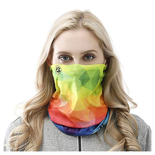 Preisvergleich Produktbild WiHoo Original Fantu Multifunktionstuch - nahtloses Mikrofaser Schlauchtuch, Halstuch, Schal, Kopftuch, Unisex, 10 Anwendungsmöglichkeiten