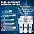 COMFEE’ 5-Stage Reverse Osmosis System, NSF Certified Water Filte & APEC Water Systems Tank-4 4 Gallon Residential Pre-Pressurized Reverse Osmosis Water Storage Tank