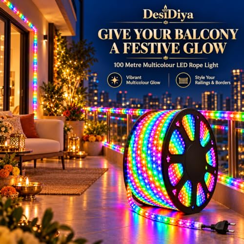 Desidiya LED Rope Light 100 Meter Multicolor - Image 7