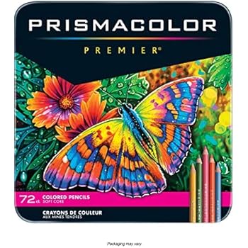 Prismacolor Premier Colored Pencils, Soft Core, 72 Pack