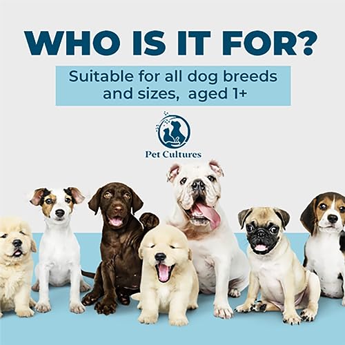 Petcultures Relax & Unwind - Calming Care For Dogs, Anxiety Relief For Dogs With 2 Billion Cfu, Canine Specific Strain, L-Theanine & L-Tryptophan - 30Ct Powder Sachets #TOP5