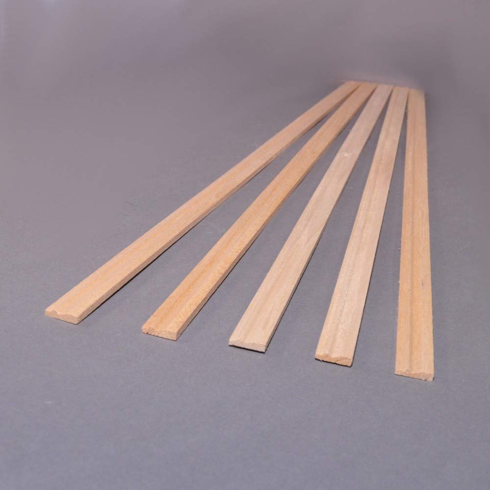 PROVISTON Plinthe à arêtes vives 16 x 60 x 2400 mm en Bois Massif Peint