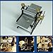 Manual Printmaking Etching Machine, Printing and Etching Press with Metal Roller, Letterpress Gravure Tool, with Metal Roller, Printing Size 3 