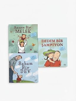 Annem Bir Melek, Babam Bir Dev, Dedem Bir  ampiyon - 3l  Kitap Seti