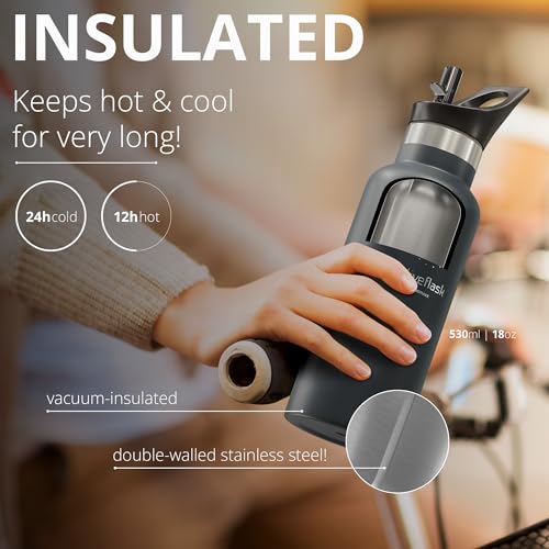BeMaxx Stainless Steel Water Bottle with Infuser