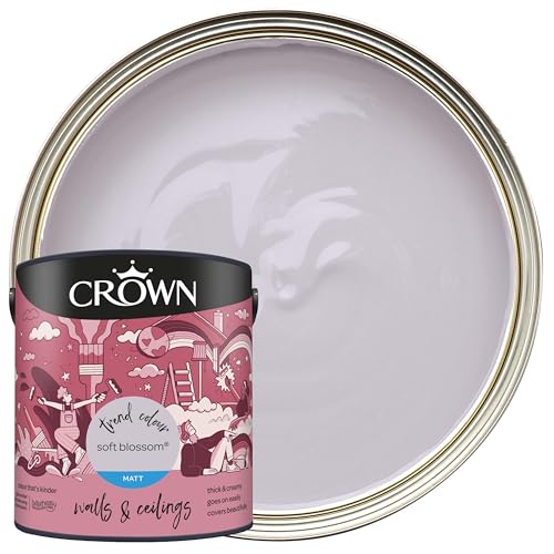 Crown Soft Blossom Matt Emulsion 2.5l, Walls+Ceilings